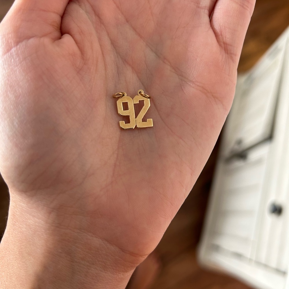 92 Yellow Gold pendant